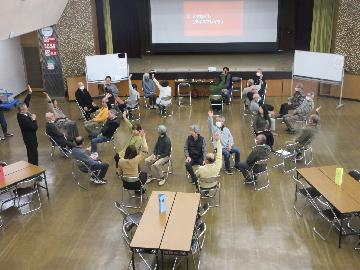 写真：令和5年度天白区コミュニティ交流会　交流会の様子（ときほぐし）