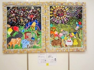 写真：作品「森の花火大会」