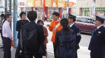 写真：マスコミ関係のみなさんに取材をしていただいています