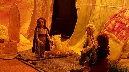 写真：マリオネット人形です