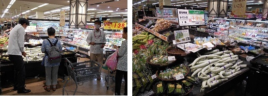 写真：八事イオンの試食販売の様子