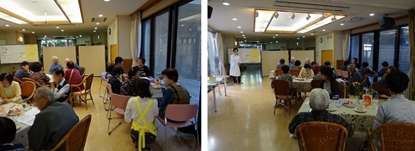 写真：認知症カフェの様子です