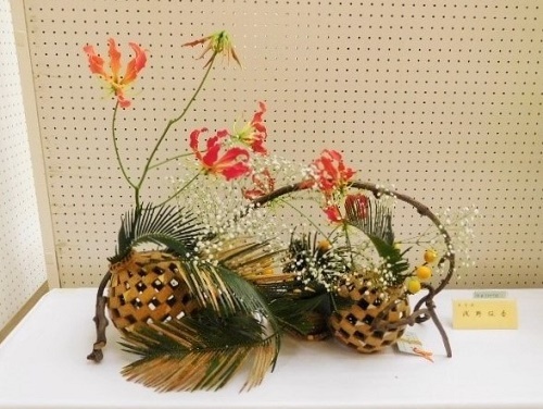 写真：浅野会長の作品