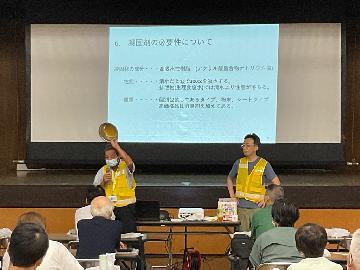 天白でぃぷりによる講話の写真