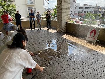 天白消防署による講習の写真