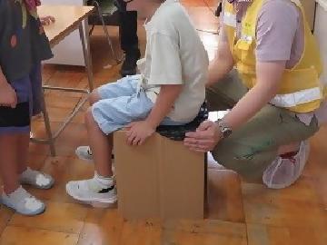 写真：災害時のトイレ