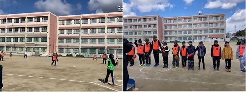 写真：原ジュニアソフトボールクラブの練習風景