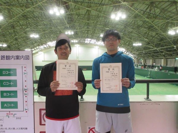 写真：ダブルス男子準優勝の選手