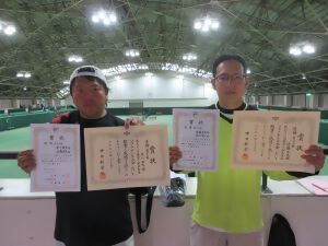 写真：男子優勝の選手