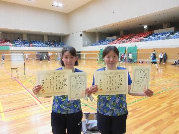 写真：女子1位グループAの優勝者の皆さん