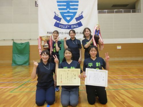 優勝した平針Bチームの写真
