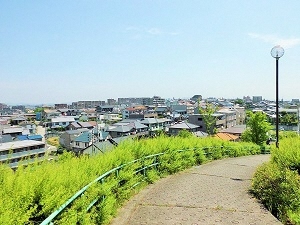 写真:稲葉山公園から植田方面を眺めた景色