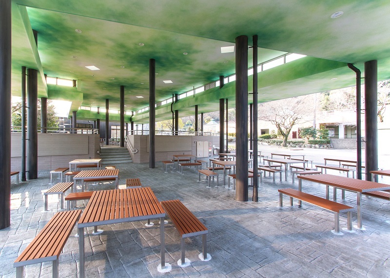 写真：建物内部全景。