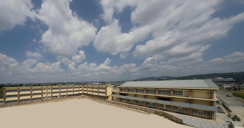 写真：南西方面からの全景パノラマ