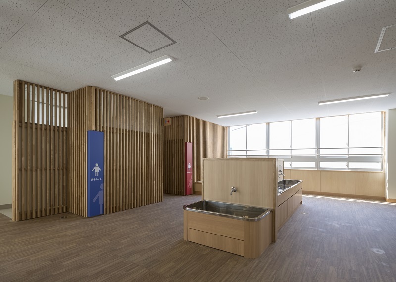 写真：2階廊下。