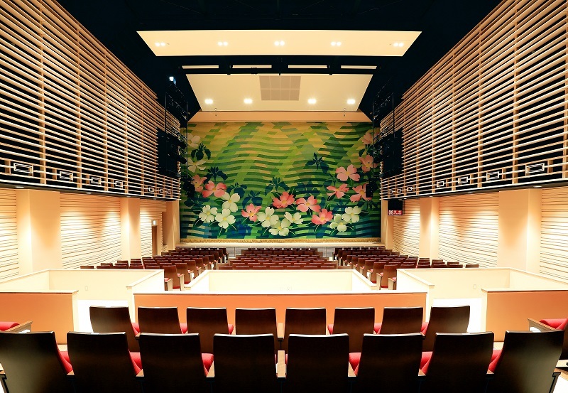 写真：建物内観。