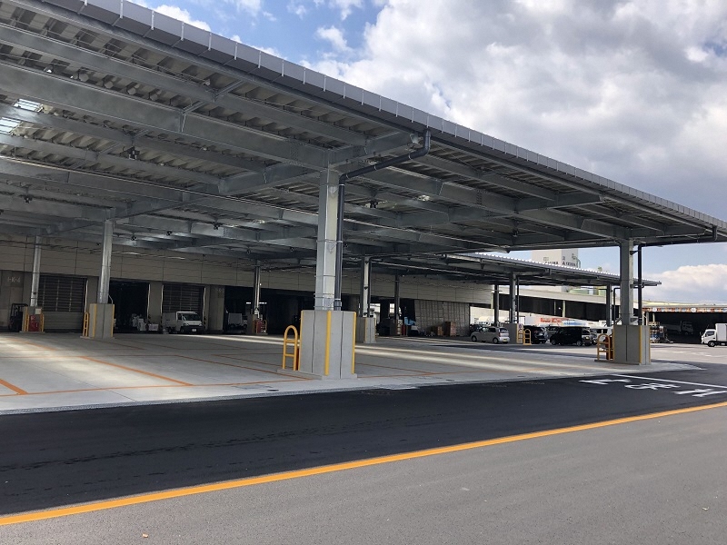 写真：中央卸売市場北部市場水産棟北積込所外観