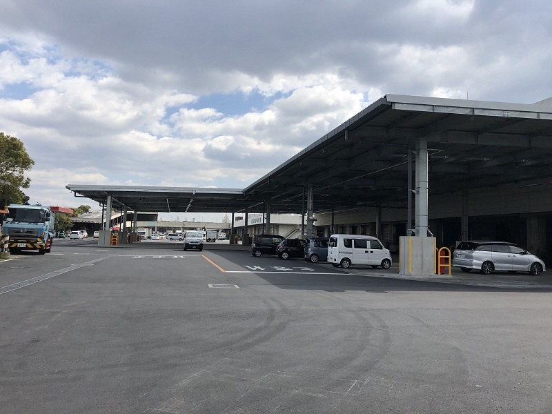 写真：中央卸売市場北部市場水産棟北積込所外観全景