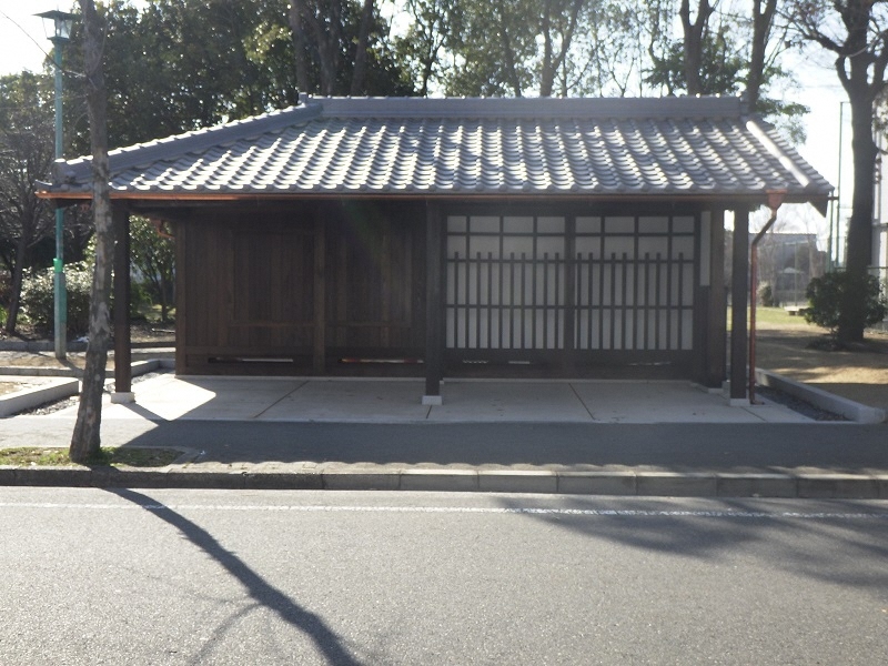 写真：大瀬子公園旧魚問屋モニュメント外観1