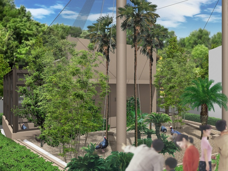 写真:コサンケイ獣舎イメージパース