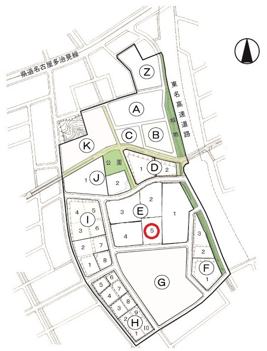 地図:テクノヒル全体図