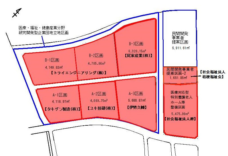 地図:ライフバレー立地状況