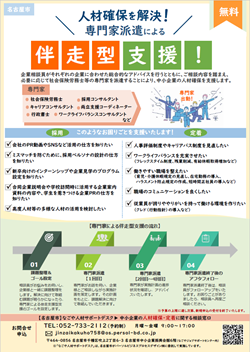 写真：専門家派遣による伴走型支援のご案内
