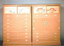 名古屋桐箪笥の写真です