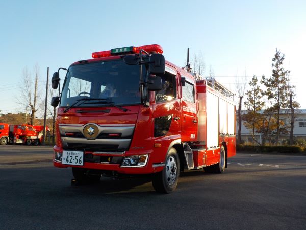 消防車(タンク車)の写真