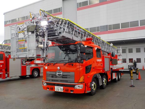 消防車(はしご車)の写真