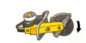 エンジンカッターのイラスト