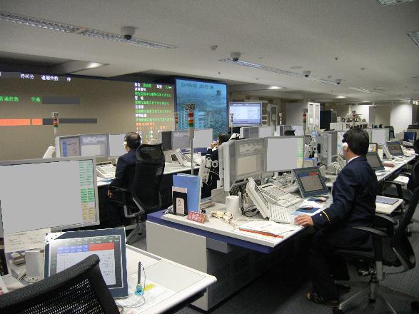 防災指令センターの写真