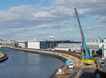写真:河川堤防の地震・津波対策