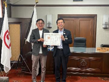 感謝状贈呈式の様子