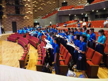 写真:奇跡の一本松ホールでの活動風景