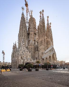 サグラダ・ファミリア聖堂の外観写真