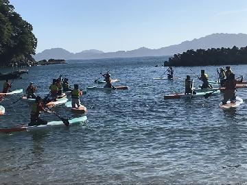 写真:SUP体験の様子