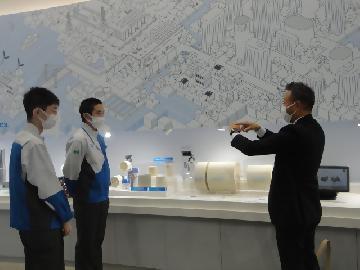 写真:職場体験風景