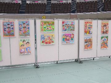 写真:作品展の風景