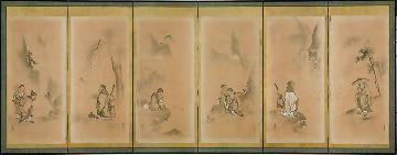 写真:清野一幸 唐人物図押絵貼屏風