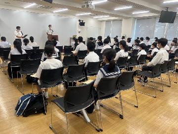 写真:結団式の風景