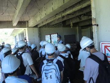 写真:陸前高田市震災遺構の見学