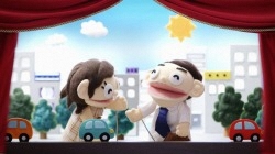 イラスト：笑顔のパペットたち