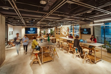 ナゴヤ・イノベーターズ・ガレージ内観の写真です