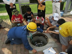 施設見学の写真