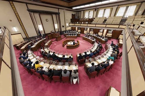 写真:委員会室の様子