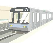 イラスト:バス・地下鉄車両の抗ウイルス加工