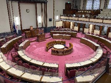 写真:議場の様子