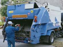 粗大ごみ回収の写真です。