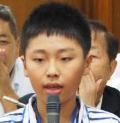 子ども議長の写真